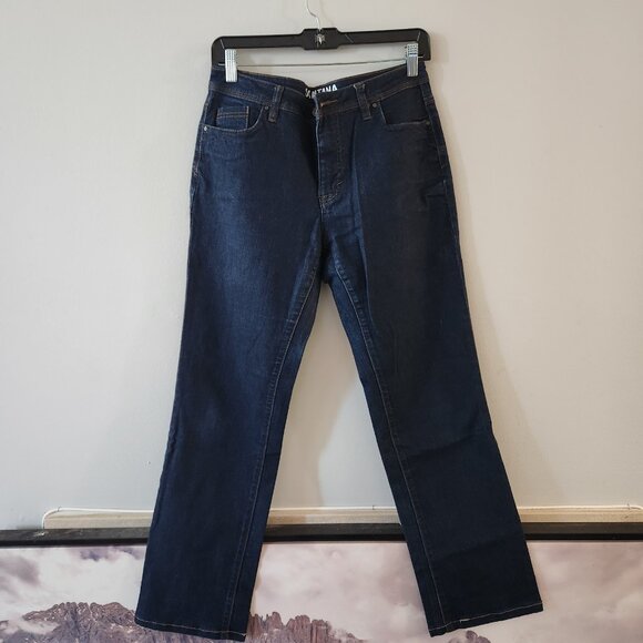 Dark Wash Straight-Leg Jeans | Mortal Realm Essential | Size 6 - Picture 1 of 1